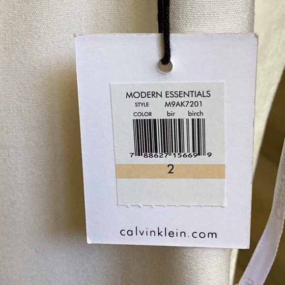 Calvin Klein Modern essentials trousers size 2 NWT - Picture 3 of 4